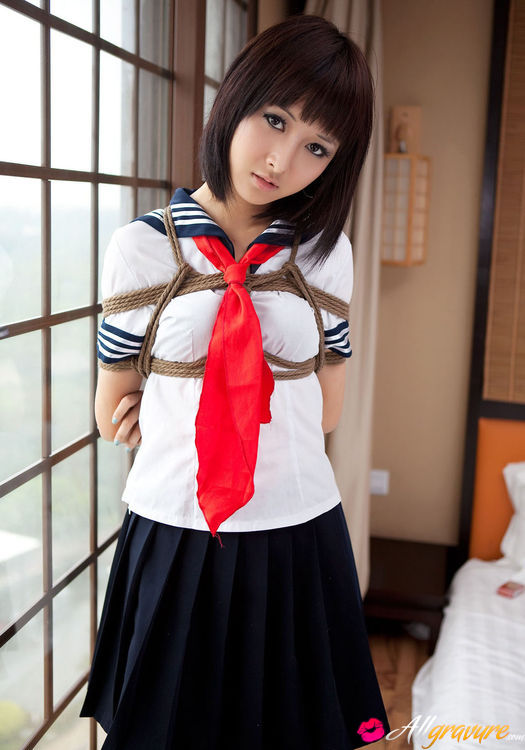 Asian Schoolgirl Bondage - Japanese schoolgirl Shiryl in bondage at Tokyo Teenies free ...