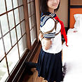 Japanese schoolgirl Shiryl in bondage - image 
