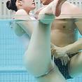 Yui Kasugano swimming pool sex - image 