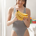 Gravure youngster Mio Ayame loves bananas - image 